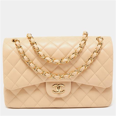 chanel beige jumbo price|Chanel jumbo flap price.